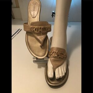 Etienne Aigner tan sandals